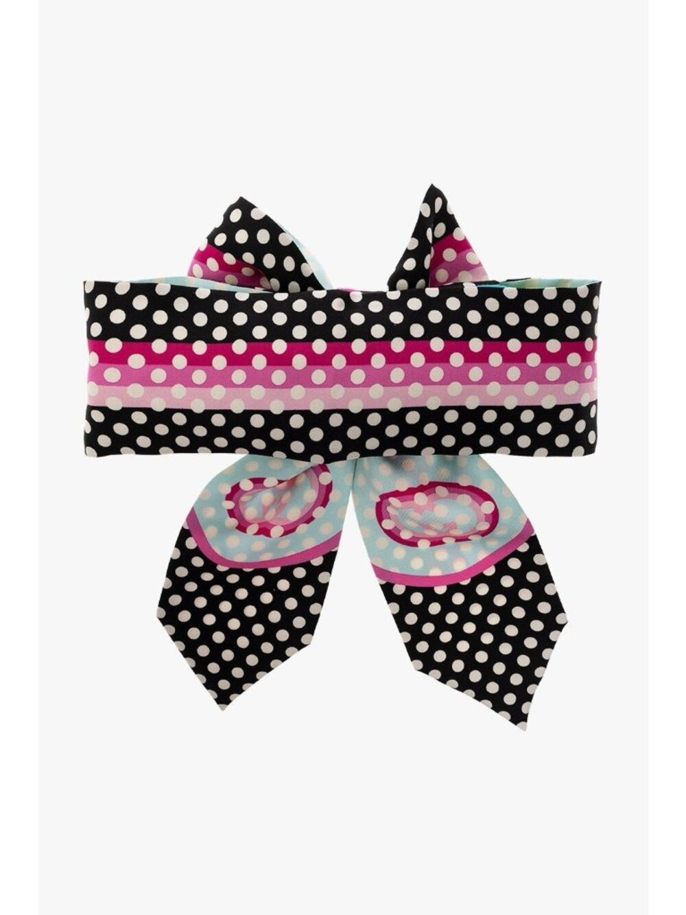 NWT GUCCI Polka Dot Headband 100% Authentic Silk Sz M